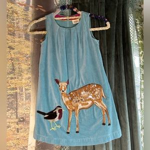 Mini Boden Deer Print Dress
